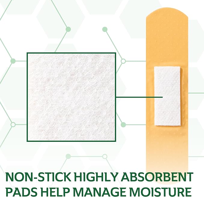 CURAD Assorted Bandages Bulk Variety Pack 320 Count 5 Styles Including Waterproof, Sheer, Plastic, Heavy Duty & Flex-Fabric First Aid Kit Essentials Protects Scrapes, Cuts & Burns