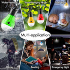 Tent Lamp 5 Packs Portable Tent Light Clip Hook Hurricane Emergency Lights LED Camping Light Bulb Camping Tent Lantern Equipment for Camping Hiking Backpacking Fishing Outage