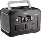 Portable Power Station 300W(Peak 500W), 288Wh (90,000mAh) Solar Generator with 110V Pure Sine Wave AC Outlet, lifepo4 Battery Portable Power Bank for Outdoor Camping, Traveling, and Emergencies