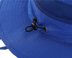 Connectyle Wide Brim Sun Hat for Men Breathable Cowboy Boonie Hat UPF 50+ Sun Protection Bucket Hat for Fishing Hiking