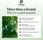 Natural Bug Repellent Spray for Body - DEET Free Bug Spray for Kids & Adults for Ticks Mosquitoes & Insects - Made with Citronella Rosemary & Lemongrass - Light Scent Vegan & Cruelty Free (4 Fl Oz)