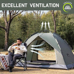 Happy Travel 1/2/3/4 Person Camping Tent, Instant Easy Pop Up Tents for Camping,Automatic Waterproof Family Camping Tent, Easy Set Up Tent,Portable Windproof Dome Tent for Camping Hiking & Traveling