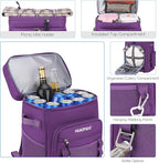 Large Waterproof Insulated Cooler Backpack for Men & Women, Leak Proof Cooler Backpack for Camping, Beach, Fishing, Picnic, Travel, Outdoor, 30L, 48Cans