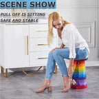 Upgraded Portable Folding Stool, Camping Retractable Seat for Adults Outdoor, Travel, Barbecue, Fishing, Waiting in Line Lightweight Chair 2023 Second Generation