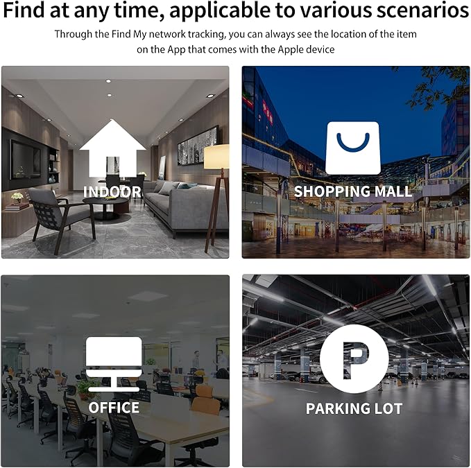 Wallet Finder Item Locator Card for Men - (iOS Only) SEVEN SWAN Bluetooth Tracker iPhone Find My Anti-Loss for Keys, Luggage Tags, Passports