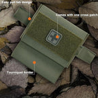 2-in-1 Micro Med Kit Med Pouch Tactical Mini First Aid Pouch Empty Small IFAK Pouch Compact Med Pouch EDC Bag with Tourniquet Holder |MOLLE Belt IFAK Micro Trauma Kit Pouch