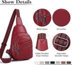 Sling Bag Crossbody Bags for Women Small Cross Body Bag Fanny Packs Chest Sling Purse for Daily Travel Leisure Sport