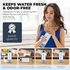 Flow Essence Hydrogen Water Bottle – Portable Molecular Hydrogen Generator with USB Charger – Wellness Hydration Solution for Home, Office & Travel