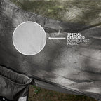 Hammock with Mosquito Net - Lightweight, Portable, 1 Person Hammock - for Camping, Hiking, Backpacking, Travel, a Festival, or The Beach