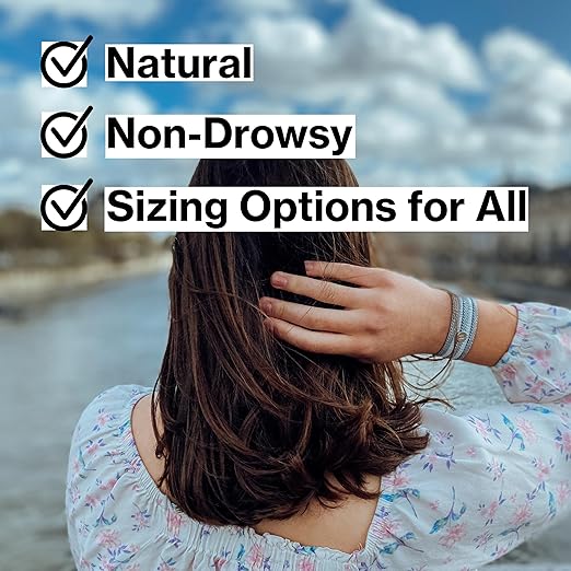 Blisslets Acupressure Relief Band - Edith Duo (Small) - Motion Sickness Bands and Nausea Relief for Pregnant Women | Travel, Pregnancy, Cruise