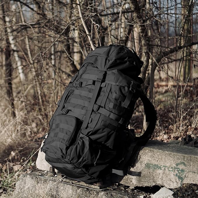 Mardingtop 70L Internal Frame Backpack for Hunting,Camping,Hiking Backpacking Backpack with Rain Cover