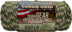 TOUGH-GRID 550 Paracord Rope Nylon Parachute Cord, Made in USA Survival Kit, Outdoor Adventures, Camping, Tactical Gear & Emergency Supplies, Military Type III Mil-Spec