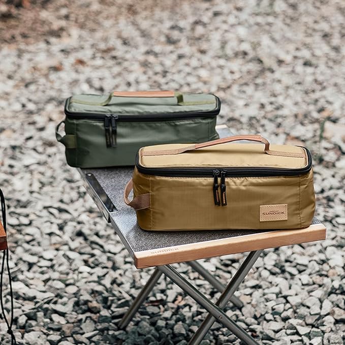 TRIWONDER Camping Travel Cookware Organizer Bag Cooking Utensils Storge Portable Pouch for Outdoor Barbecue Camping Cooking Spoon Chopsticks Organizing