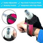 Soft Flask - Shrink As You Drink Soft Water Bottle for Hydration Pack - Folding Water Bottle Ideal for Running, Hiking, Cycling, Climbing & Rigorous Activity