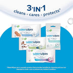 WaterWipes Sensitive+ On The Go Wipes, 3-In-1 Cleans, Cares, Protects, 99.9% Water, Unscented & Hypoallergenic Wet Wipes, 224 Count (8 Packs)