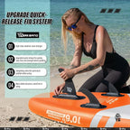 Inflatable Paddle Board with Premium SUP Board Accessories, Allround Paddle Boards for Adults/Kids,Stand Up Paddle Board Defender Collection