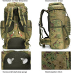 Hiking Backpack for Men 70L/100L Camping Backpack Military Rucksack Molle 3 Days Assault Pack for Climbing