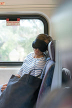 Lewis N. Clark Men's Travel Comfort Eye Mask with Adjustable Straps, Black, 1 Count (Pack of 1)