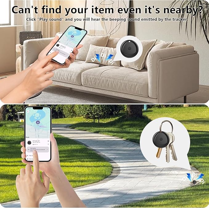Android Tracker Tags 1 Pack Work with Android'S Find Hub App (Android Only), IP7 Waterproof Key Finder Item Locator, Bluetooth 5.3, Long Battery Life, Smart Tags for Luggage, Bag, Key Pet etc as Gift