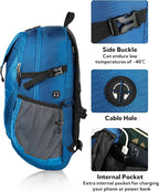 WATERFLY Lightweight Packable Hiking Backpack: 30L Foldable Travel Daypack Ultralight Camping Day Pack for Woman Man