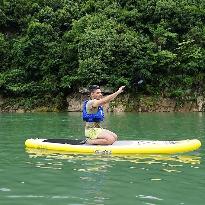 Kayak Paddle 4 Pieces Aluminum Shaft and PP Blade Floating 86.6in/220cm, 90.5inch/230cm Lightweight Oars