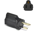 Ceptics Brazil Nbr14136 Travel Power Plug Adapter Accepts NEMA 5-15R - ETL Certified - Industrial Grade (IG-11C)