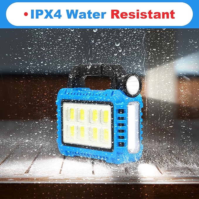 Lantern Camping Essentials Accessories Gear Solar Lights, LED Flashlight for Power Outages, Rechargeable Tent Lights for Emergency, Hurricane, Survival Kits, Operated Lamp