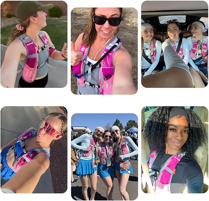 Azarxis Hydration Running Vest Backpack Pack 5L 5.5L for Women and Men Jogging Trail Race Marathon Cycling Hiking