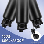 HASLE OUTFITTERS 32oz Stainless Steel Water Bottle, Vacuum Insulated Double Walled Leak Proof Sports Water Bottle with 2 Lids (Straw and Spout Lid) Thermo Mug Keep Cold and Hot(Black Gray Gradient,1)