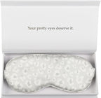 Silk Sleep Mask Light Blocking Luxury 100% Mulberry 22mm Silk Eye Mask Eye Cover Blindfold Ultra Soft Light & Comfy Anti Aging Skin Care with Travel Bag Gift Package