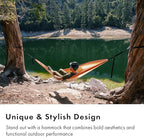 Suparpine I Hammock for Camping with Straps Included (Light Orange, Single)