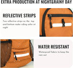 Zavothy 18L Multipurpose Hiking Backpack with 3L Water Bladder – Durable Hydration Backpack with Insulated Bladder Compartment, Hidden Helmet Holder & Rain Cover – for Hiking, Commuting, and Camping