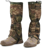 likloks Adjustable Leg Gaiters for Men & Women - Lightweight & Waterproof Gaiter for Hiking, Snow, Trail, Trekking, Hunting, Climbing