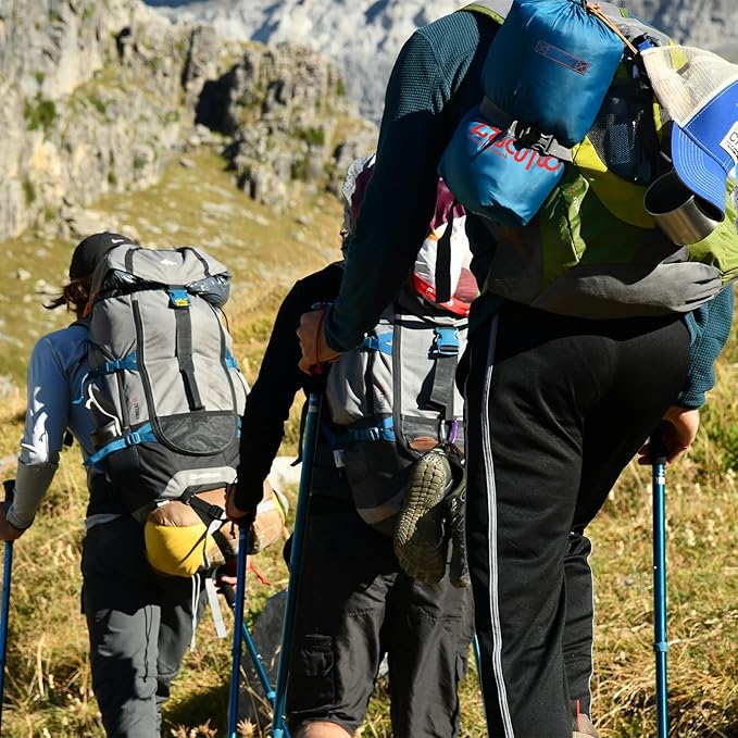 zzlamb Camping Blanket, Outdoor Lightweight Travel Blanket Puffy Portable Down Alternative, Windproof Warm Cloak with Snaps, Cozy Quilt Backpacking Picnic RV Plane Car Hammock Beach Climbing