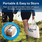 Active Era Luxury Camping Air Mattress with Built in Pump - Twin Air Mattress with USB Rechargeable Pump, Travel Bag - Single Air Mattress for Tent Camping