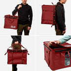 70L Collapsible Gear Box (Mars Red) - Modular Adventure Storage Solution For Camping Storage, Overlanding, Off-road And Van Life - Weatherproof, Durable and Multifunctional
