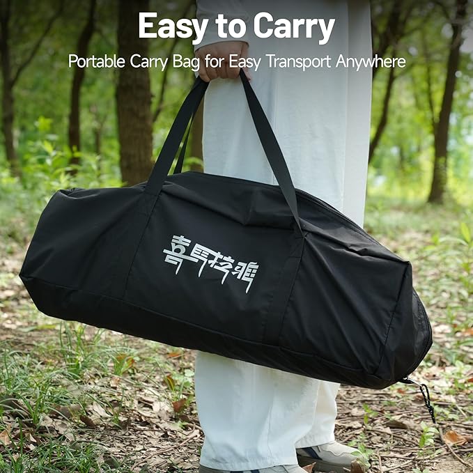 Wind Blocker Camping Windbreaks | Privacy Fence Stove Windshield Shelter | Portable Lightweight Windproof Sunshade for Outdoor Camping, Hiking, Picnic (Black)