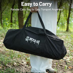 Wind Blocker Camping Windbreaks | Privacy Fence Stove Windshield Shelter | Portable Lightweight Windproof Sunshade for Outdoor Camping, Hiking, Picnic (Black)