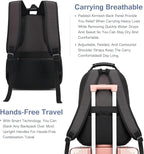 Boavan Laptop Backpack for men, 15.6 inch Laptop Bag with USB Port, Waterproof Travel Work Backpack Purse, Anti-Theft Teacher Nurse Doctor Casual Bookbags Office Business backpack,Coffee
