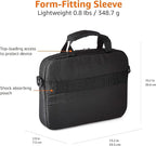 Amazon Basics Laptop Carrying Case Shoulder Strap, 10-pack, 11.6 inch, Black