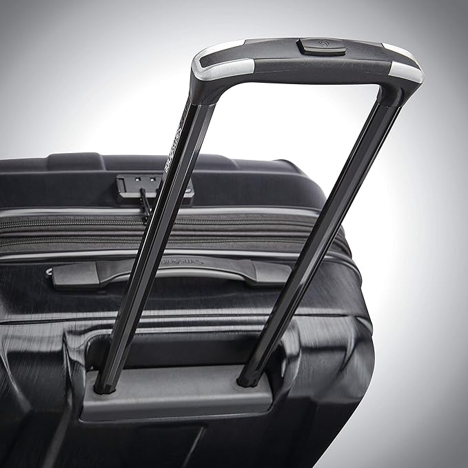 Samsonite Centric 2 Hardside Expandable Luggage with Spinner Wheels, 2-Piece Set (20/28),Black