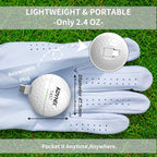 2000mAh Creative Golf Ball Power Bank, Emergency Mini Power Portable Charger USB-C, Compatible with iPhone15,16，17，15 Plus,15 Pro Max, Gift for Golf Lover Men Women (White Golf Power Bank)