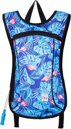 Vibe Festival Gear Hydration Pack Backpack with 2L Water Bladder for Women, Men, Teens, Kids - Hydropack Hydro Sports, Outdoor, Running, Camping, Hiking, Festivals, Raves