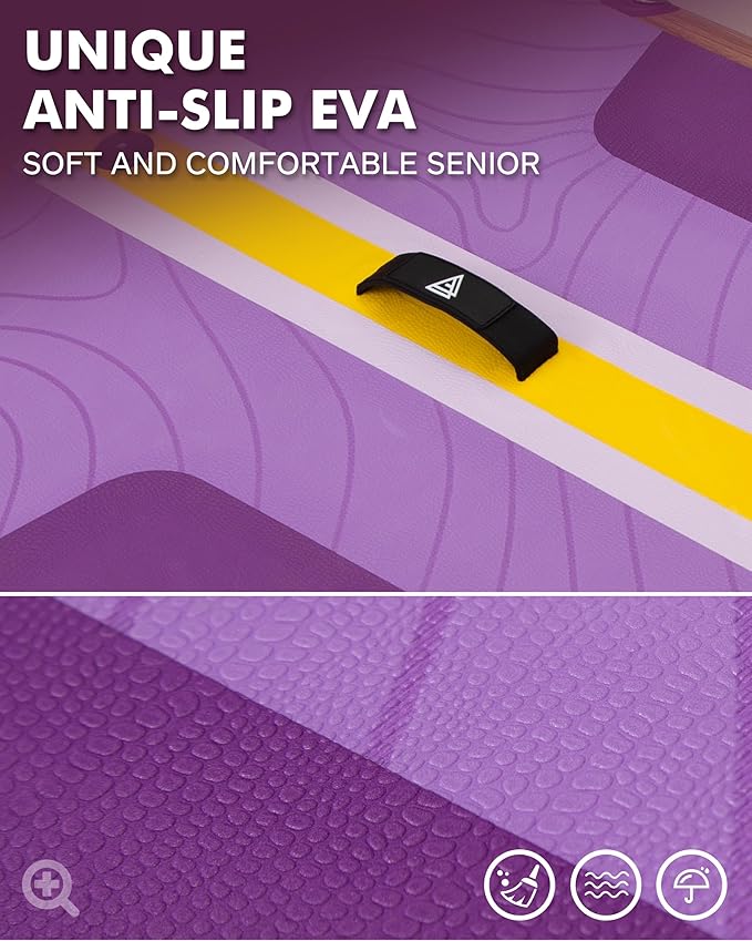 11'6"x35" Inflatable Paddle Board, 450lbs Extra Wide Stand Up Sup Board for Adults, Blow Up Paddleboard Kayak Non-Slip Stable Deck Boat for Yoga Fishing Surf