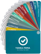 Disaster Deck - Emergency Disaster Survival Cards - Waterproof Pocket Guide for Bug Out Bag Kit
