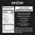 Ready Hour 2,400 Calorie Emergency Ration Bars (30-Pack), 72,000 Total Calories, Ration Emergency Food, High Calorie Meal Replacement and Camping Survival Food