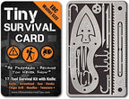 Tiny Survival Card - Fishing and Outdoor Wilderness Survival Set