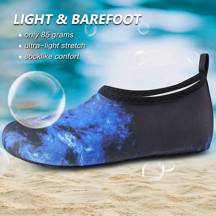 Deevike Water Shoes for Women Men Barefoot Quick-Dry Aqua Socks Slip-on for Beach Swim Surf Yoga Exercise