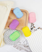 DF DUALFERV Paper Hand Soap Sheets for Traveling, 20 Pack (400 Sheets) Mini Portable Hand Soap Sheets, Scented Disposable Soap Sheet, Colorful Camping Soap Sheets, Travel Soap Sheets for Hand Washing