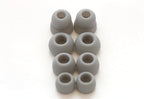 8 Pairs Replacement Eartips Earbuds Eargels Earpads for Powerbeats 2 Wireless Beats by dr dre (Black and Grey)